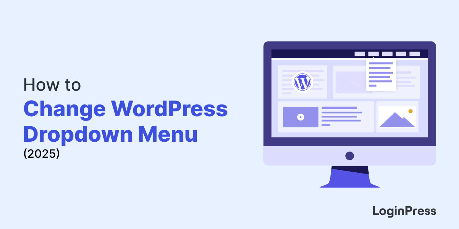 WordPress dropdown menu