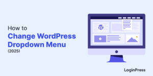 WordPress dropdown menu