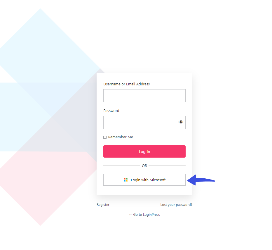 loginpress microsoft social login