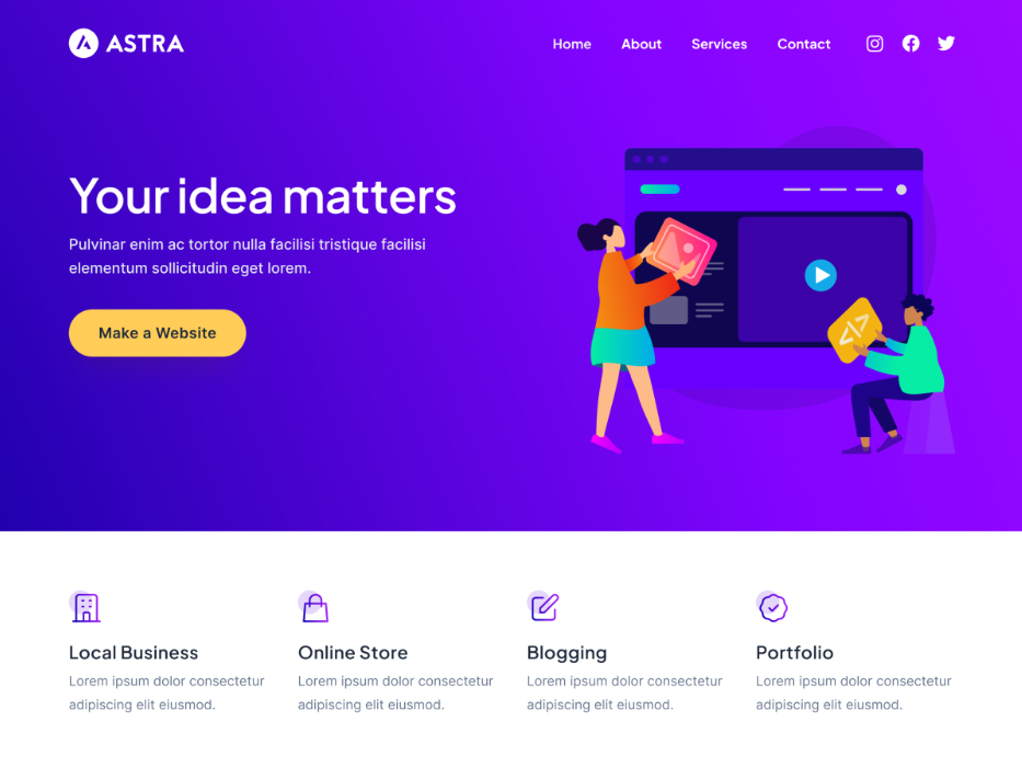 Astra - Best SEO WordPress Themes