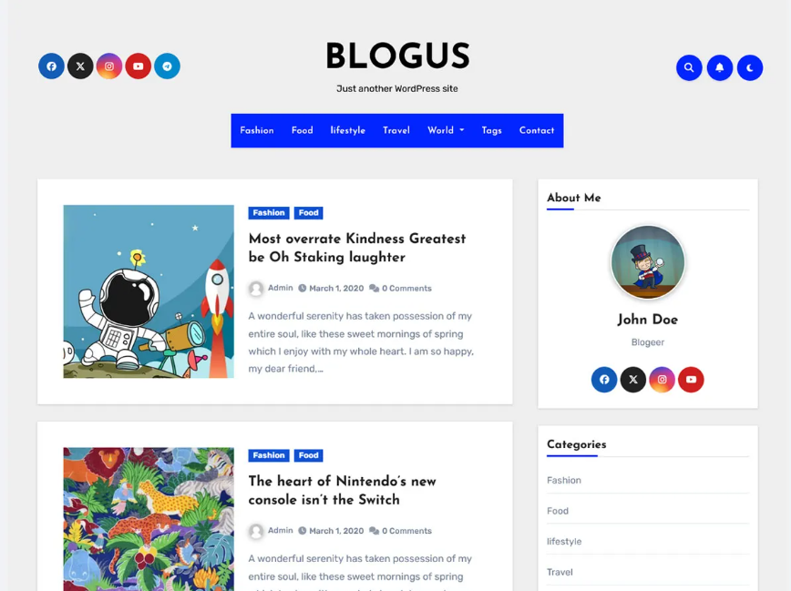 Blogus - Best SEO WordPress Themes