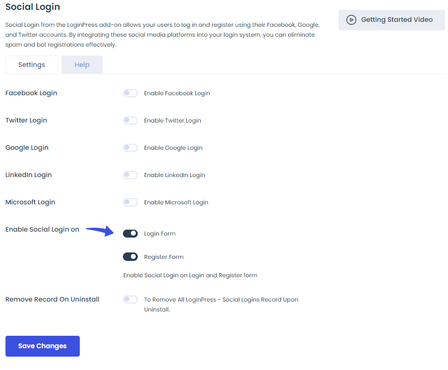 social login