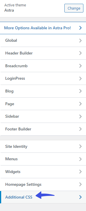 Additional CSS Option in Customizer - How to hide page title in WordPress