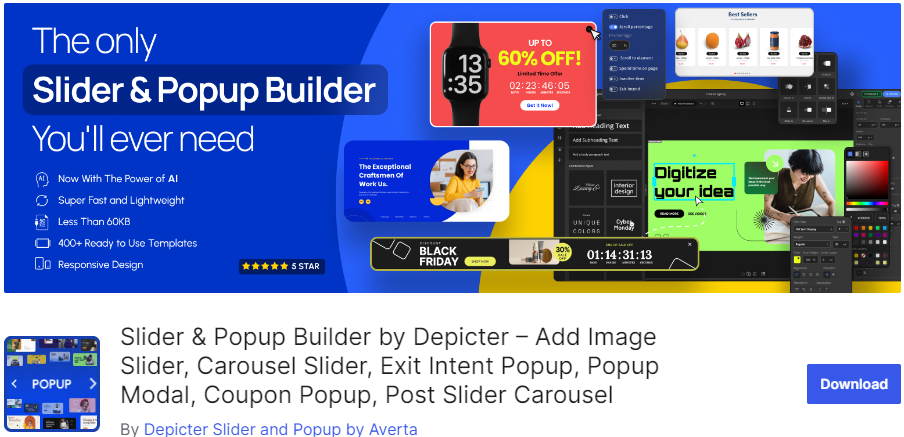 Depicter - WordPress image slider