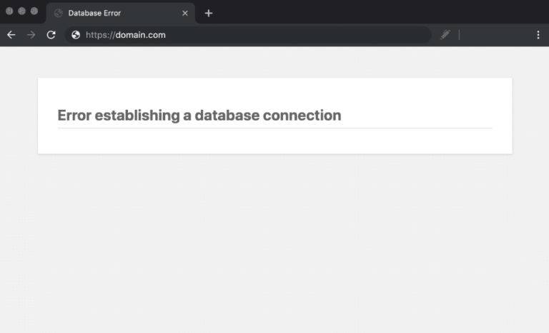 How to Fix "Error Establishing a Database Connection" (2025)