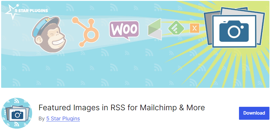 Featured Images in RSS for Mailchimp & More - Mailchimp WordPress plugins