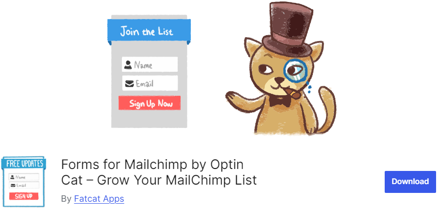 Forms for Mailchimp by Optin Cat - Mailchimp WordPress plugins