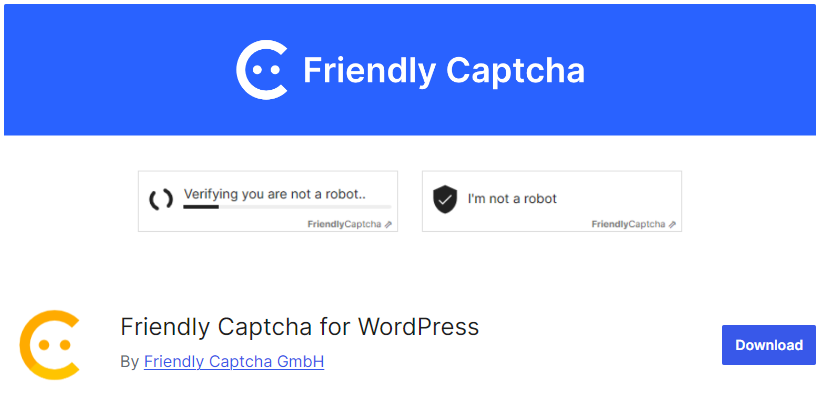 Friendly Captcha for WordPress - reCAPTCHA alternative