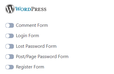 hCAPTCHA for Multiple WordPress Forms