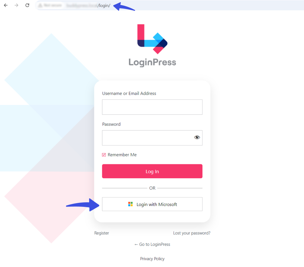 LoginPress Social Login Addon Compatible with WPS Hide Login