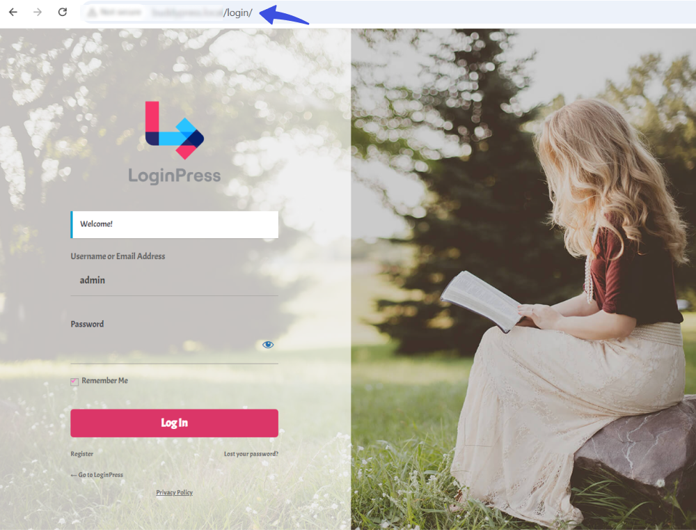 LoginPress Customization and WPS Hide Login