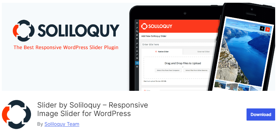 Slider by Soliloquy - WordPress image slider