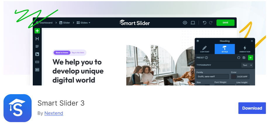 Smart Slider 3 - WordPress Image Slider