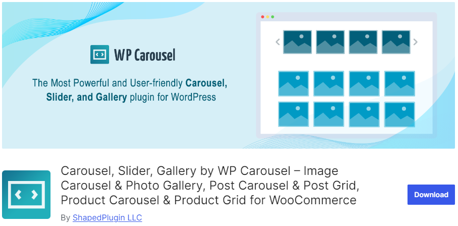 WP Carousel - WordPress image slider