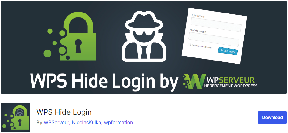 WPS Hide Login WordPress org screen