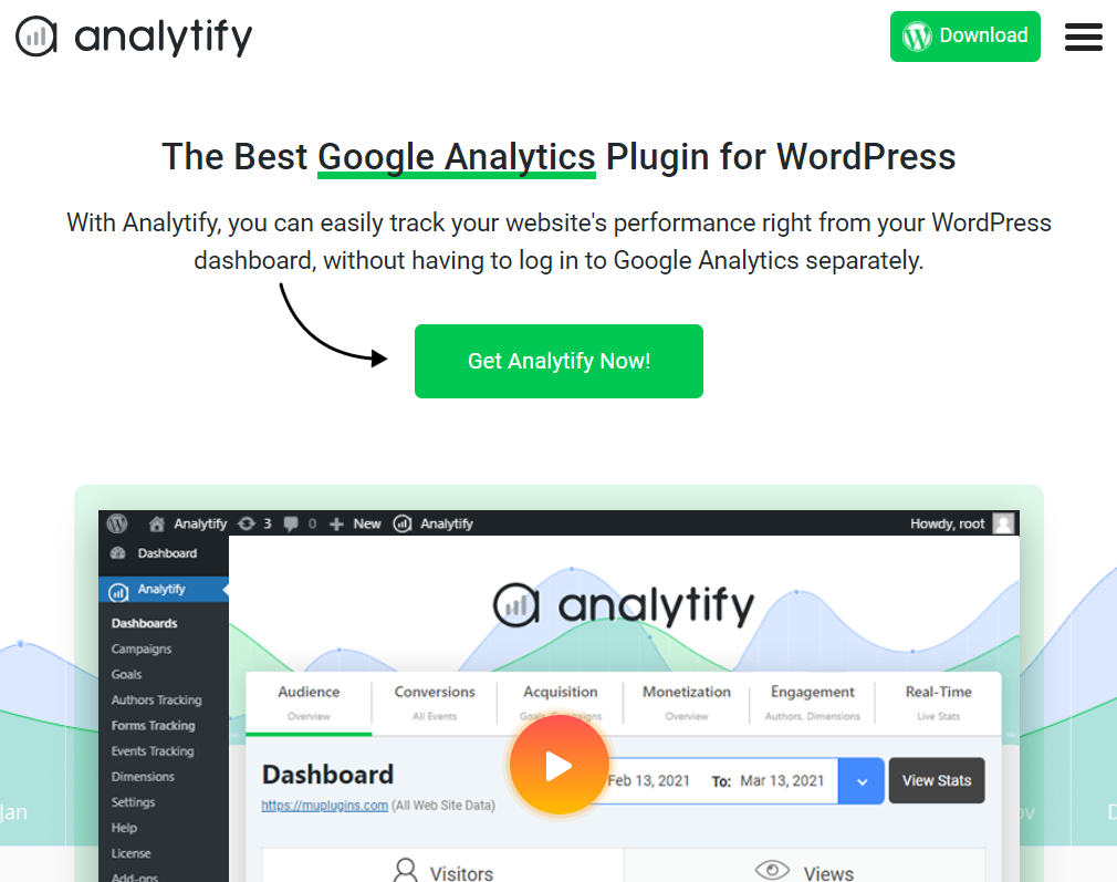 Analytify - WordPress Geolocation Plugins