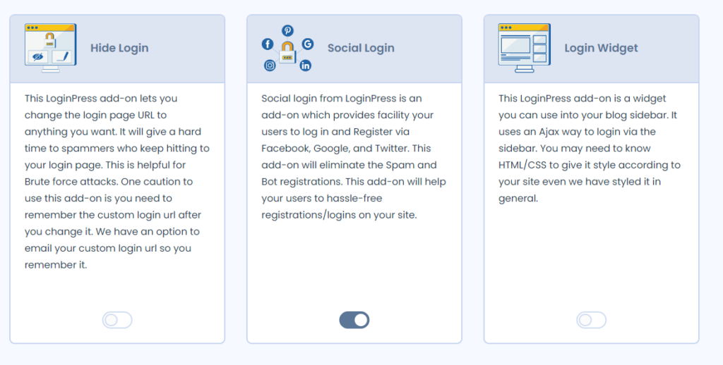 LoginPress Social Login Add-on