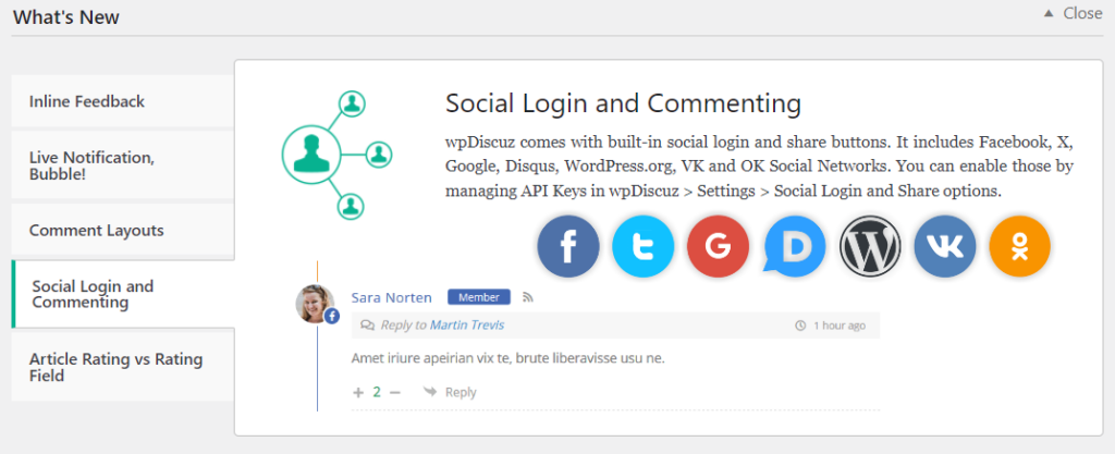 Social Login and Commenting -WordPress Comment Plugins