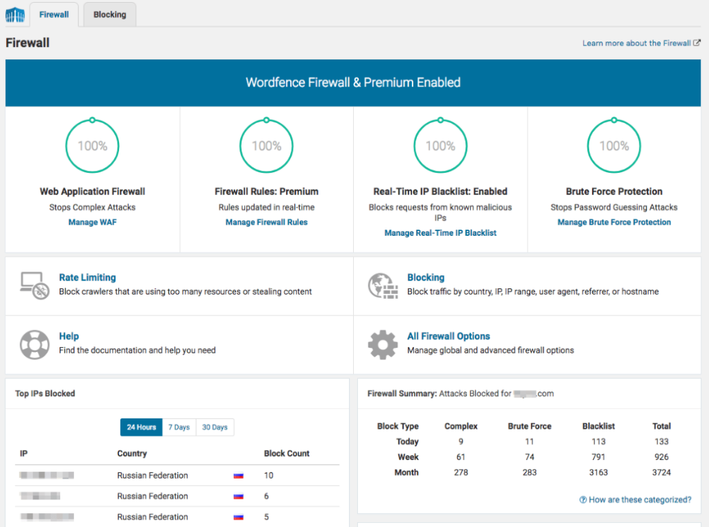 Wordfence Firewall - WP Firewall Plugins