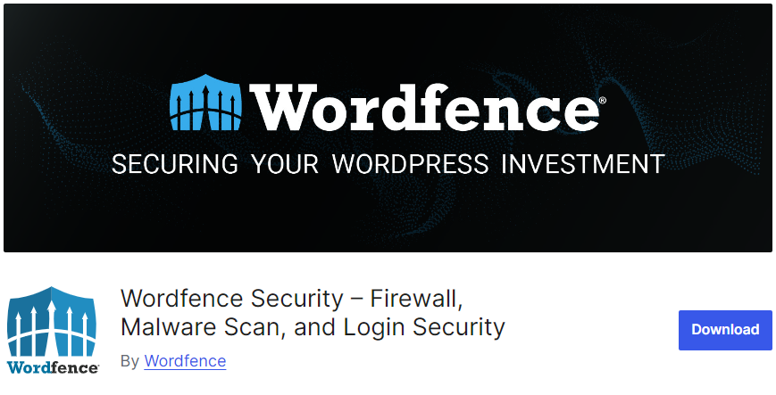 Wordfence Security - WordPress Firewall Plugins