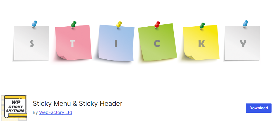 WP Sticky Menu & Sticky Header - WordPress Menu Plugins