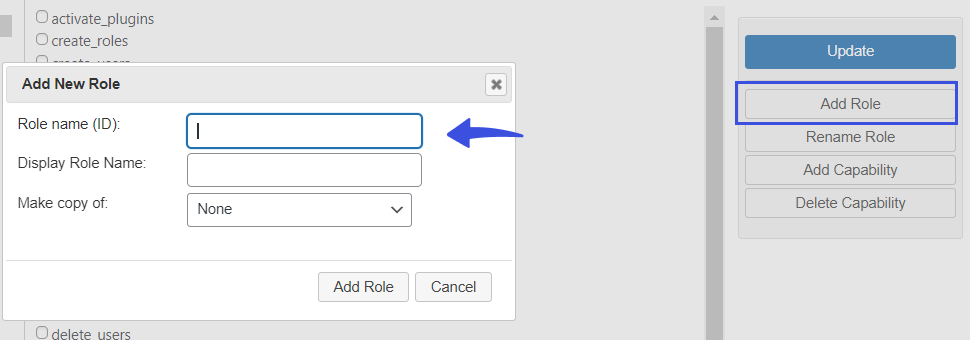 Add New Role - Multiple User Roles WordPress Plugin