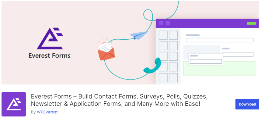 Everest Forms - WordPress Survey Plugins 