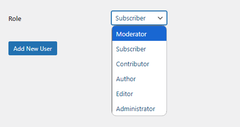 Moderator - Custom User Roles in WordPress