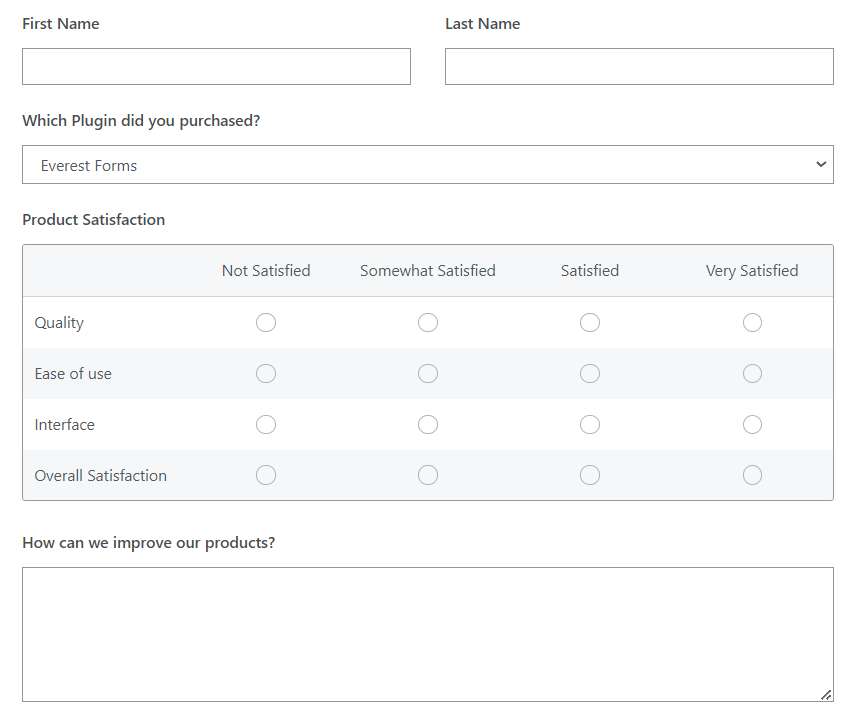 Survey - WordPress Survey Plugins 