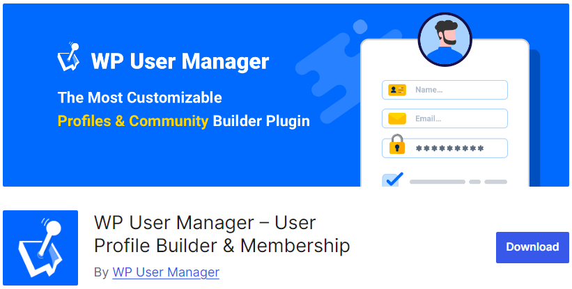 WP User Manager - WordPress User Roles Plugins