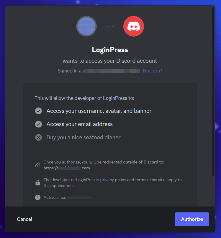 Discord Access Authorization