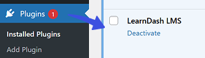 Activate LearnDash on your WordPress site