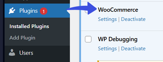 Activate WooCommerce