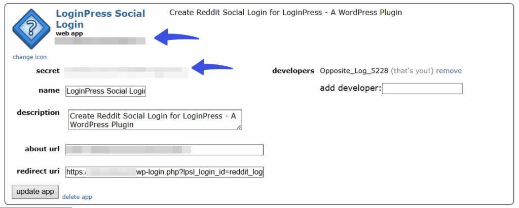 Client ID and Client Secret in Reddit