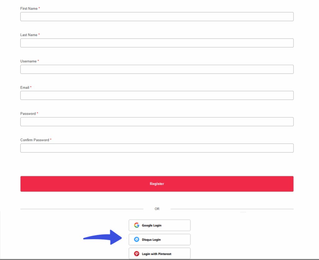 Social Login on LearnDash Register Form