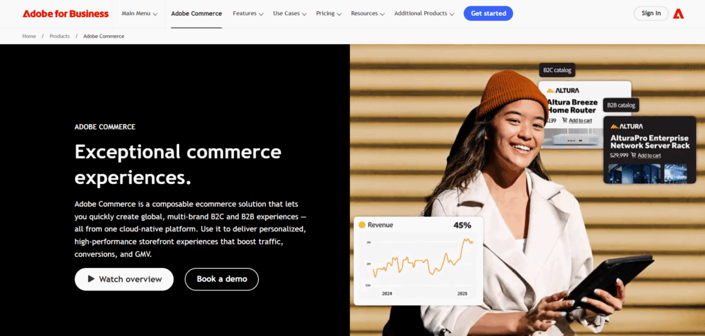 adobe commerce magento website