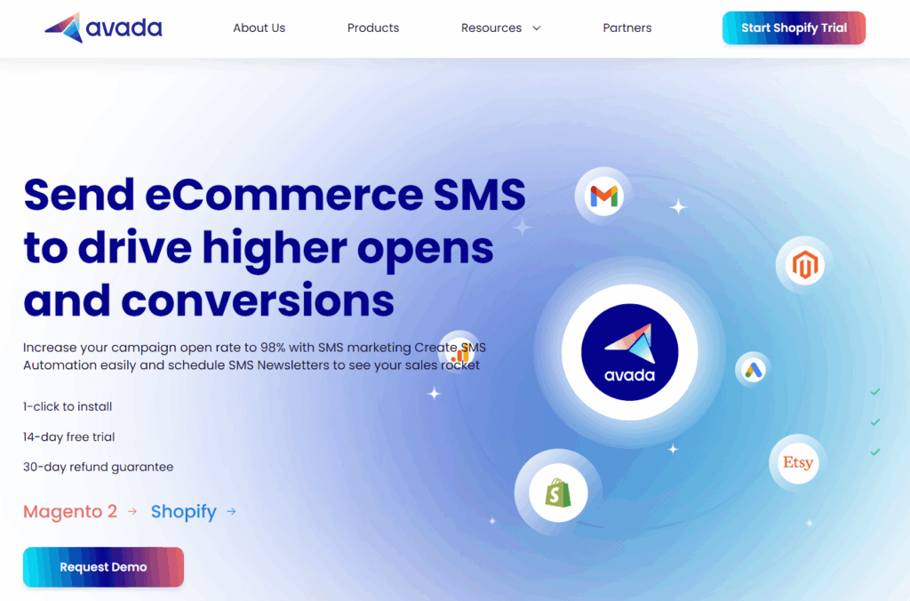 avada Avada - SMS marketing tool