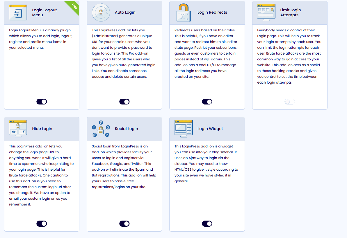 This image highlights the "Session expire" feature provided by loginpress one of the best wordpress customization plugins