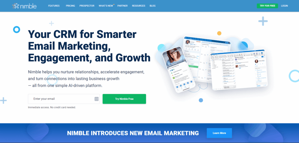 nimble crm Nibble CRM- this is a screeshot of nibble crm software