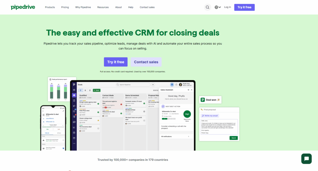pipedrive crm Pipedrive CRM- this is a screeshot of pipedrive crm software