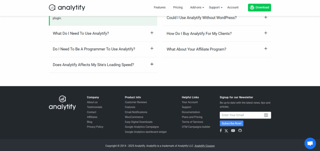 analytify gated content Analytify gated content in form of newsletter subscription