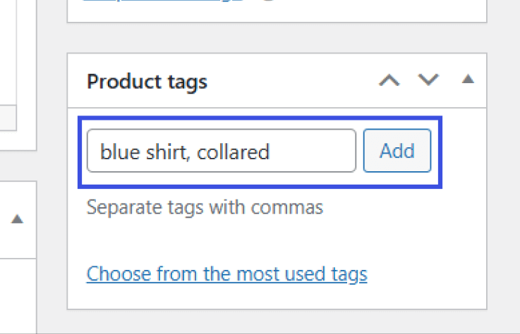 product tags Product tags in woocommerce website for better woocommerce seo