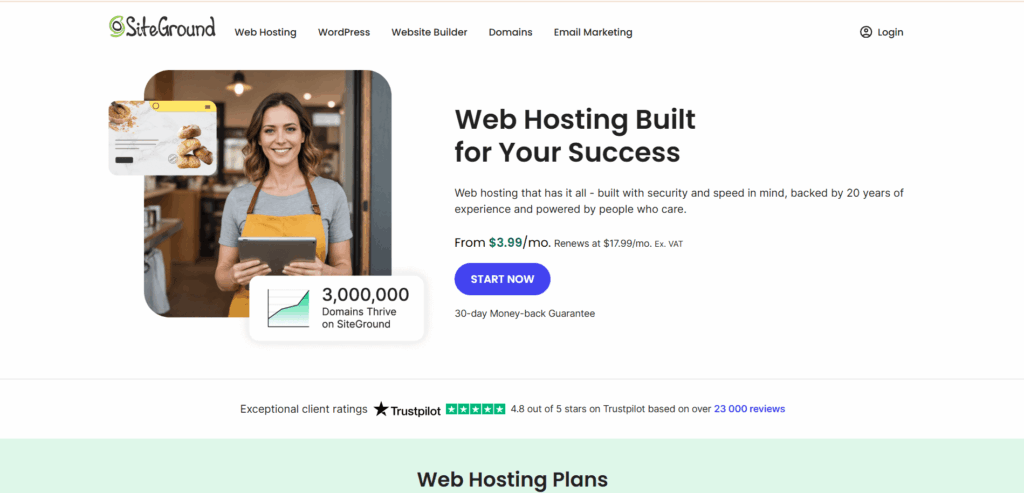 siteground Siteground hosting website for managed wordpress hosting vs shared hosting
