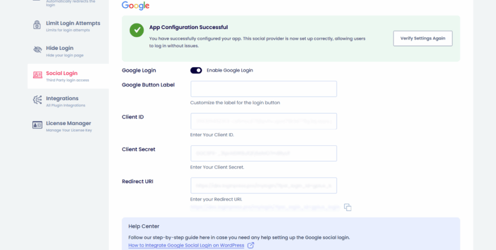 connect to google Connect to google connector to add to loginpage for passwordless authentication