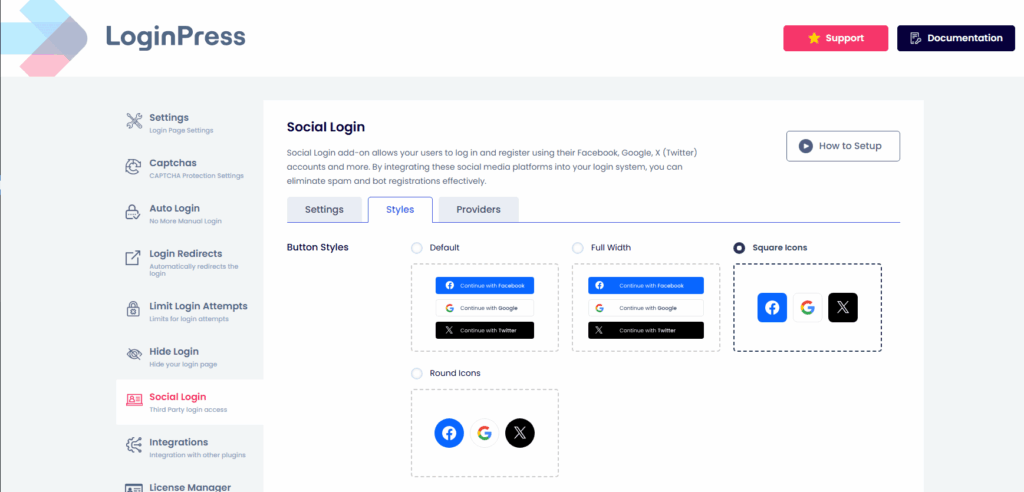 customize styles for social buttons Customize button styles for wordpress social login