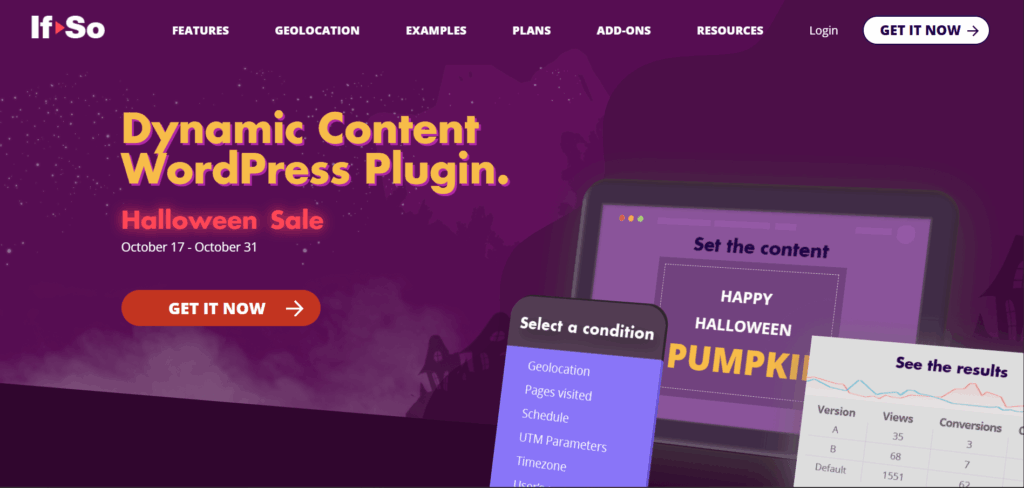 if so plugin Ifso dynamic content plugin