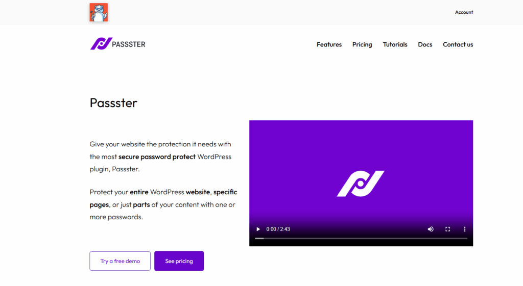 passster plugin Passster plugin for content password protection