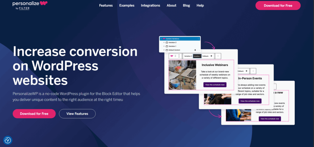 personalize wp plugin Personalizewp plugin as wordpress personalization plugin