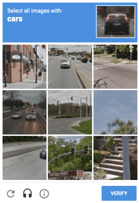 recaptcha v3 Recaptcha v2 and v3 picture puzzles