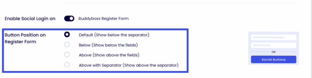button position on register form Button position on registration forms for buddyboss login customization